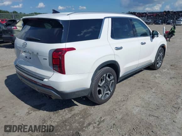 2023 Hyundai Palisade SEL z VIN KM8R4DGE8PU608514, wystawiony jako IAAI lot #42558179 z przebiegiem 34 277 mil mil oraz . Historia ofert i sprzedaży dostępna na DreamBid. Obrazek 4.