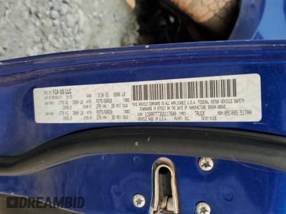 2016 Ram 1500 Big Horn с VIN 1C6RR7TT3GS117640, выставлен на аукционе Copart как лот 67042695 с пробегом 136 782 миль миль и На запчасти • Non repairable. История ставок и продаж доступна на DreamBid. Изображение 12.