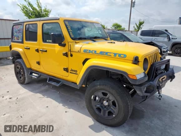2021 Jeep Wrangler Unlimited Sport S с VIN 1C4HJXDN2MW720806, выставлен на аукционе Copart как лот 64544025 с пробегом 30 793 миль миль и Списание • Salvage title. История ставок и продаж доступна на DreamBid. Изображение 4.