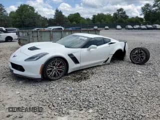 2016 Chevrolet Corvette Z06 3LZ with VIN 1G1YU2D65G5604120, listed as a Copart auction lot 64721785 with 43,436 mi miles and Salvage title. Bid and sale history available at DreamBid. Image 1.