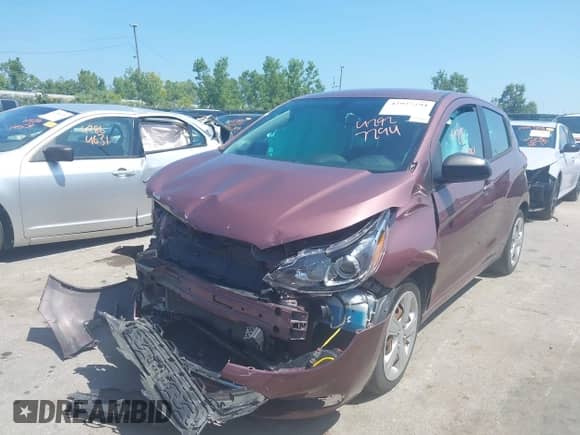 2021 Chevrolet Spark LS with VIN KL8CB6SA9MC739171, listed as a IAAI auction lot 42927294 with 70,712 mi miles and . Bid and sale history available at DreamBid. Image 18.