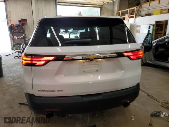 2022 Chevrolet Traverse LS с VIN 1GNEVFKW8NJ168683, выставлен на аукционе Copart как лот 66710615 с пробегом 66 052 миль миль и Списание • Salvage title. История ставок и продаж доступна на DreamBid. Изображение 6.