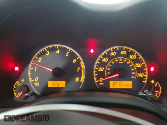 2011 Toyota Corolla L with VIN 2T1BU4EE9BC706773, listed as a Copart auction lot 89494705 with 123,999 mi miles and Salvage title. Bid and sale history available at DreamBid. Image 9.