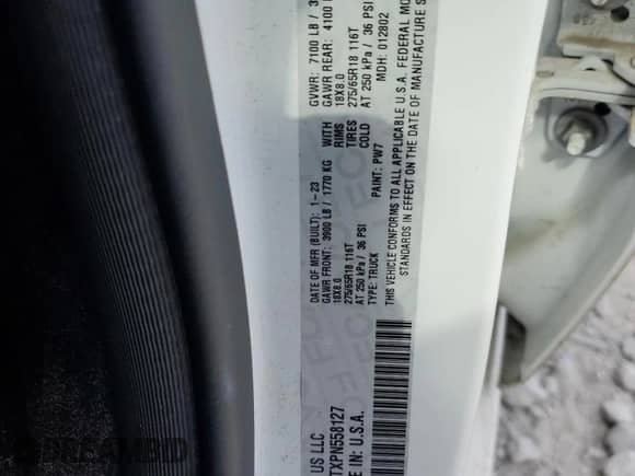 2023 Ram 1500 Big Horn with VIN 1C6SRFBTXPN558127, listed as a Copart auction lot 69635675 with 105,950 mi miles and Salvage title. Bid and sale history available at DreamBid. Image 12.