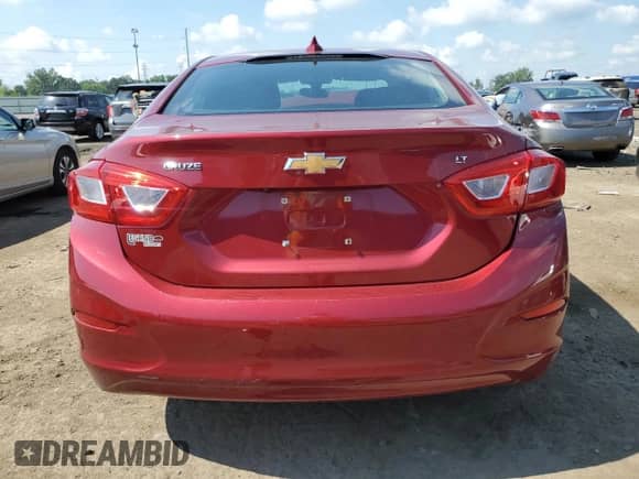 2017 Chevrolet Cruze LT with VIN 1G1BE5SM1H7130100, listed as a Copart auction lot 70006095 with 78,778 mi miles and Non repairable. Bid and sale history available at DreamBid. Image 6.