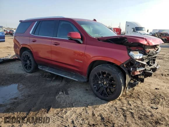 2022 Chevrolet Tahoe LT с VIN 1GNSCNKD0NR105015, выставлен на аукционе Copart как лот 46949255 с пробегом 28 434 миль миль и Списание • Salvage title. История ставок и продаж доступна на DreamBid. Изображение 4.