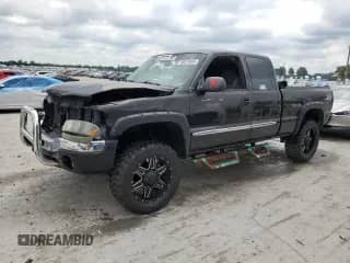 2003 GMC Sierra 1500 SLE with VIN 2GTEK19T431258372, listed as a Copart auction lot 58579865 with Not provided miles and Salvage title. Bid and sale history available at DreamBid. Image 1.