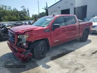 2020 GMC Sierra 1500 Elevation with VIN 1GTU9CED8LZ320137, listed as a Copart auction lot 71412135 with 181,627 mi miles and Salvage title. Bid and sale history available at DreamBid. Image 1.