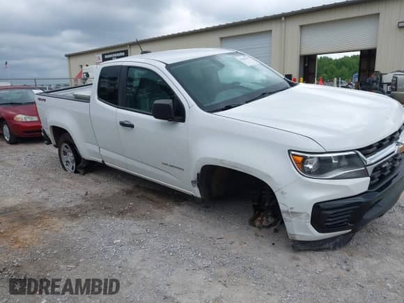2022 Chevrolet Colorado 4WD Work Truck with VIN 1GCHTBEA6N1140563, listed as a IAAI auction lot 42282525 with 65,735 mi miles and . Bid and sale history available at DreamBid. Image 6.