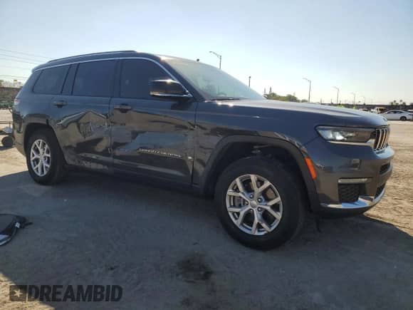 2022 Jeep Grand Cherokee Limited с VIN 1C4RJJBG1N8631644, выставлен на аукционе Copart как лот 42949115 с пробегом 46 812 миль миль и Списание • Salvage title. История ставок и продаж доступна на DreamBid. Изображение 4.