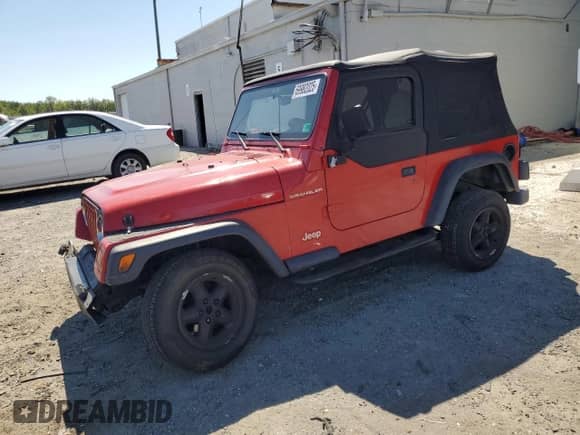 1997 Jeep Wrangler SE with VIN 1J4FY29P3VP471843, listed as a Copart auction lot 69982025 with 193,426 mi miles and Clean title. Bid and sale history available at DreamBid. Image 1.