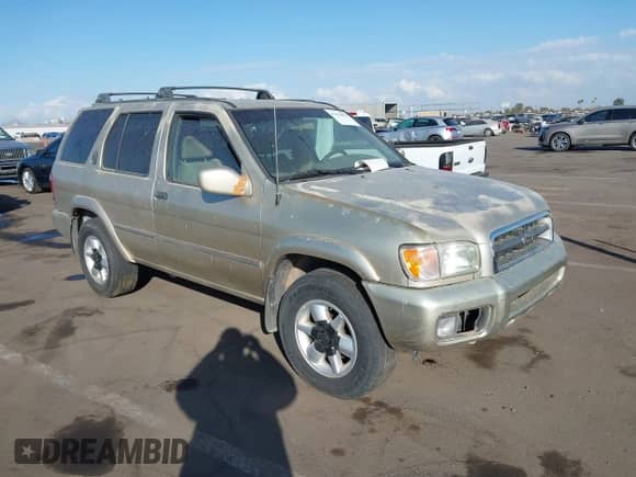 2000 Nissan Pathfinder XE z VIN JN8AR07S0YW428309, wystawiony jako IAAI lot #41432879 z przebiegiem 271 170 mil mil oraz . Historia ofert i sprzedaży dostępna na DreamBid. Obrazek 1.