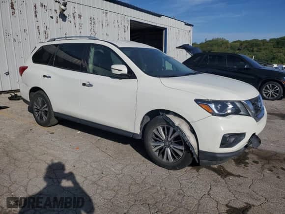 2018 Nissan Pathfinder SL with VIN 5N1DR2MM8JC662727, listed as a Copart auction lot 84975275 with 163,863 mi miles and Clean title. Bid and sale history available at DreamBid. Image 4.