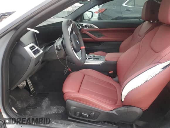 2025 BMW 4 Series M440i xDrive with VIN WBA83DA07SCT21855, listed as a Copart auction lot 83689814 with Not provided miles and Salvage title. Bid and sale history available at DreamBid. Image 7.