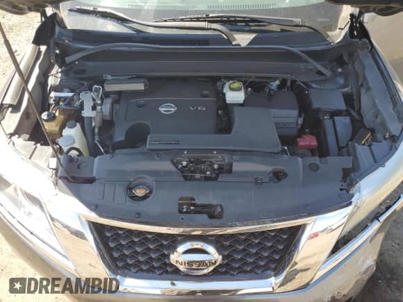 2016 Nissan Pathfinder SV z VIN 5N1AR2MM4GC645256, wystawiony jako Copart lot #70996475 z przebiegiem 165 614 mil mil oraz Szkoda całkowita • Salvage title. Historia ofert i sprzedaży dostępna na DreamBid. Obrazek 12.