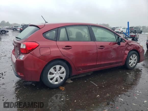 2016 Subaru Impreza 2.0i with VIN JF1GPAA65GH289025, listed as a Copart auction lot 80726325 with 123,495 mi miles and Salvage title. Bid and sale history available at DreamBid. Image 3.