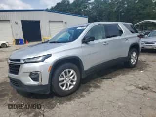 2022 Chevrolet Traverse LS with VIN 1GNERFKWXNJ158631, listed as a Copart auction lot 69178285 with 68,519 mi miles and Salvage title. Bid and sale history available at DreamBid. Image 1.