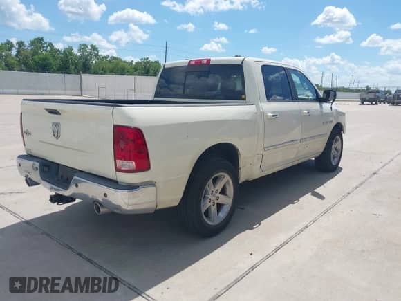 2010 Dodge 1500 SLT with VIN 1D7RB1CT2AS226288, listed as a IAAI auction lot 42809973 with 111,418 mi miles and . Bid and sale history available at DreamBid. Image 4.