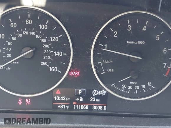 2016 BMW 3 Series 320i with VIN WBA8A9C51GK617365, listed as a IAAI auction lot 42733427 with 111,868 mi miles and . Bid and sale history available at DreamBid. Image 15.