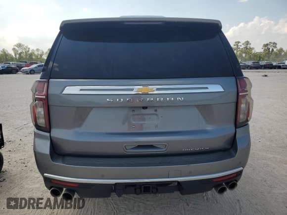 2022 Chevrolet Suburban Premier с VIN 1GNSCFKD6NR158050, выставлен на аукционе Copart как лот 72939134 с пробегом 48 458 миль миль и Списание • Salvage title. История ставок и продаж доступна на DreamBid. Изображение 6.