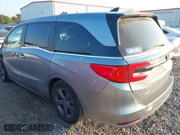 2024 Honda Odyssey EX with VIN 5FNRL6H58RB012008, listed as a IAAI auction lot 43202914 with 45,730 mi miles and . Bid and sale history available at DreamBid. Image 3.
