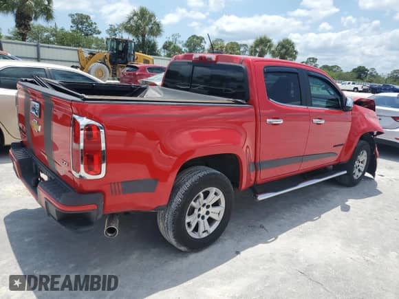 2017 Chevrolet Colorado 2WD LT with VIN 1GCGSCEA7H1218454, listed as a Copart auction lot 45153725 with 108,873 mi miles and Salvage title. Bid and sale history available at DreamBid. Image 3.