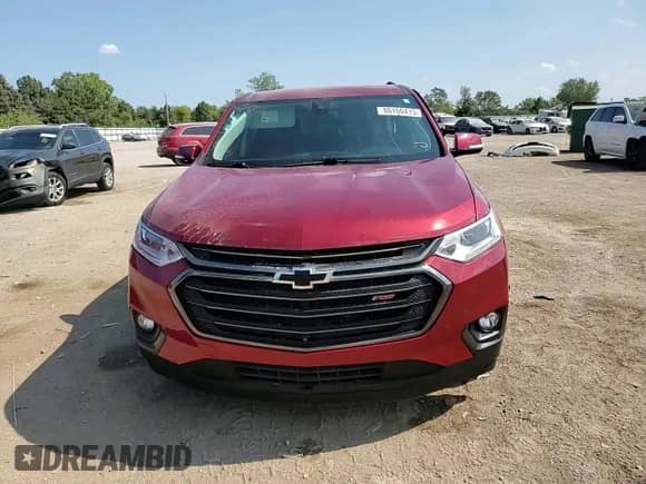 2020 Chevrolet Traverse RS with VIN 1GNERJKW7LJ169845, listed as a Copart auction lot 80160415 with 77,745 mi miles and Salvage title. Bid and sale history available at DreamBid. Image 13.