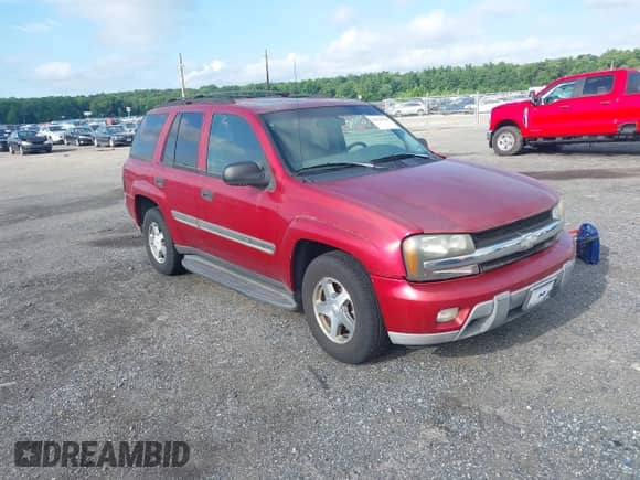 2002 Chevrolet TrailBlazer LS z VIN 1GNDT13S022332787, wystawiony jako IAAI lot #42739318 z przebiegiem 155 190 mil mil oraz . Historia ofert i sprzedaży dostępna na DreamBid. Obrazek 1.