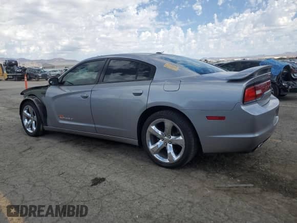 2014 Dodge Charger SXT with VIN 2C3CDXHG4EH305245, listed as a Copart auction lot 84276865 with 166,681 mi miles and Salvage title. Bid and sale history available at DreamBid. Image 2.