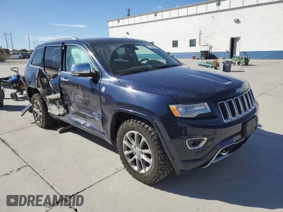 2016 Jeep Grand Cherokee Overland with VIN 1C4RJFCG2GC350920, listed as a Copart auction lot 80224945 with 141,409 mi miles and Salvage title. Bid and sale history available at DreamBid. Image 4.
