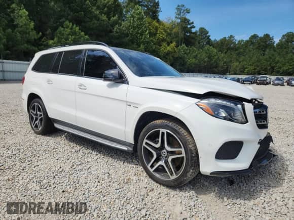 2018 Mercedes-Benz GLS 550 with VIN 4JGDF7DE7JB130146, listed as a Copart auction lot 70267295 with 57,157 mi miles and Salvage title. Bid and sale history available at DreamBid. Image 4.