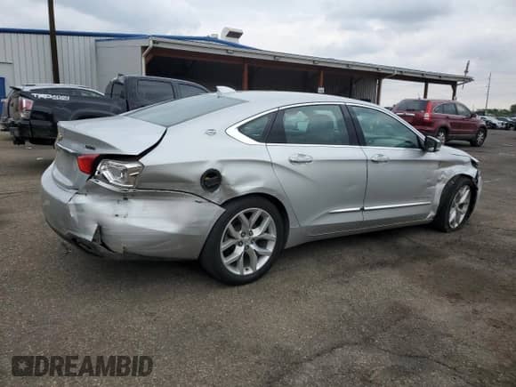 2020 Chevrolet Impala Premier with VIN 2G1105S34L9100517, listed as a Copart auction lot 70155565 with 104,623 mi miles and Salvage title. Bid and sale history available at DreamBid. Image 3.