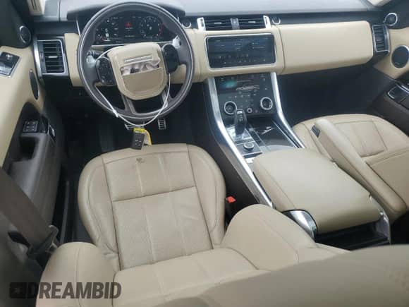 2022 Land Rover Range Rover Sport HSE Silver Edition with VIN SALWR2SU4NA234664, listed as a Copart auction lot 58722955 with 21,455 mi miles and Salvage title. Bid and sale history available at DreamBid. Image 8.