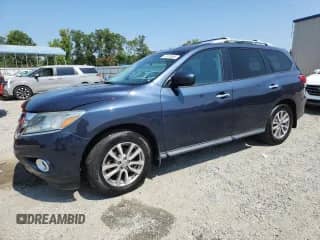 2016 Nissan Pathfinder S with VIN 5N1AR2MM1GC657820, listed as a Copart auction lot 64108355 with 160,558 mi miles and Clean title. Bid and sale history available at DreamBid. Image 1.