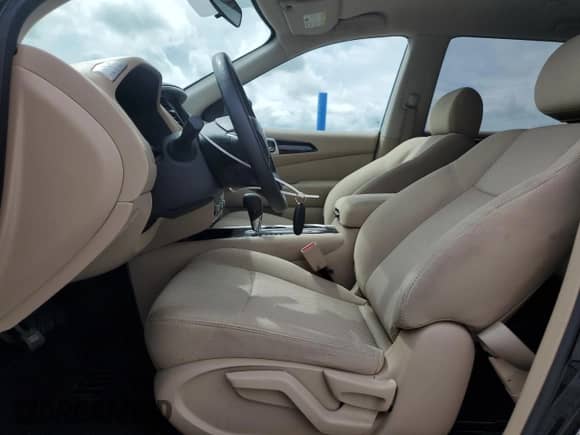 2017 Nissan Pathfinder S with VIN 5N1DR2MN3HC638418, listed as a Copart auction lot 81421755 with 153,354 mi miles and Salvage title. Bid and sale history available at DreamBid. Image 7.