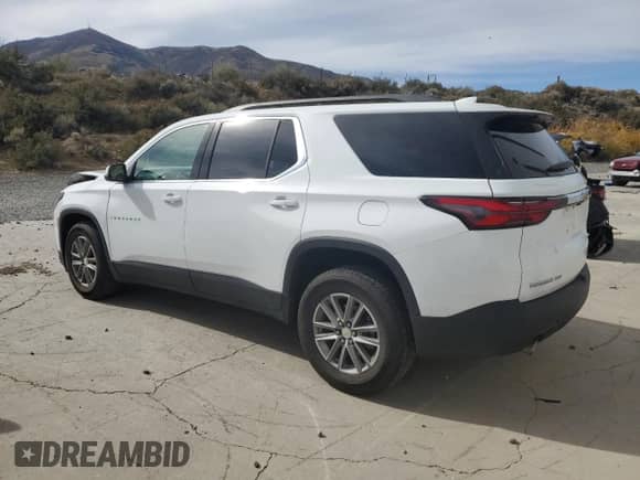 2023 Chevrolet Traverse LT z VIN 1GNEVHKW8PJ276980, wystawiony jako Copart lot #90042775 z przebiegiem 48 588 mil mil oraz Czysty tytuł • Clean title. Historia ofert i sprzedaży dostępna na DreamBid. Obrazek 2.