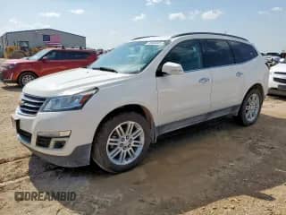 2015 Chevrolet Traverse LT z VIN 1GNKVGKD0FJ329441, wystawiony jako Copart lot #65004845 z przebiegiem 69 834 mil mil oraz Czysty tytuł • Clean title. Historia ofert i sprzedaży dostępna na DreamBid. Obrazek 1.