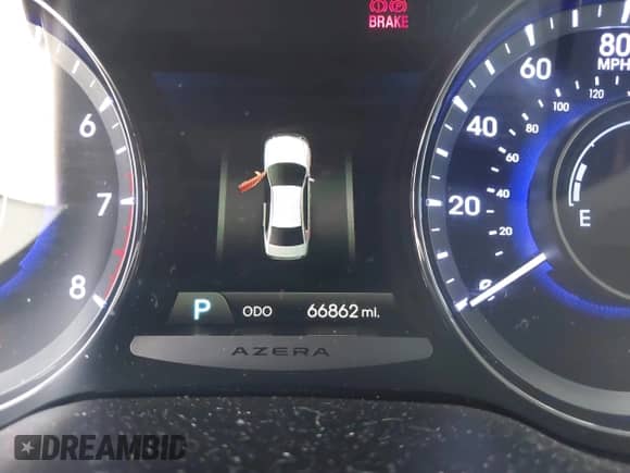 2014 Hyundai Azera Limited with VIN KMHFH4JG1EA379285, listed as a IAAI auction lot 42897559 with 66,862 mi miles and . Bid and sale history available at DreamBid. Image 15.