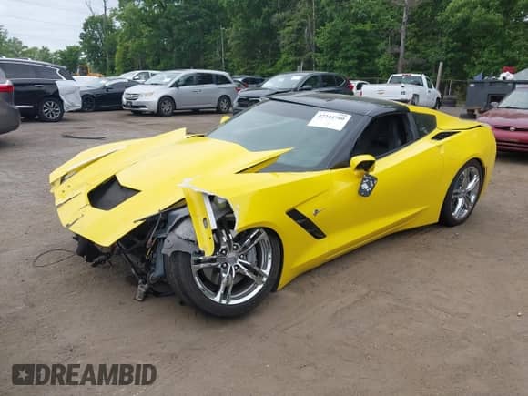 2016 Chevrolet Corvette 3LT with VIN 1G1YF2D70G5123615, listed as a IAAI auction lot 42244780 with 68,154 mi miles and . Bid and sale history available at DreamBid. Image 2.