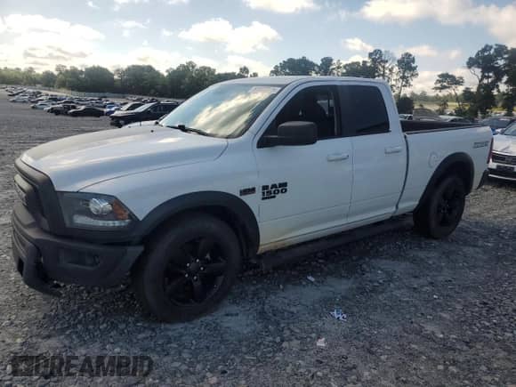 2019 Ram 1500 Big Horn z VIN 1C6RR6GT1KS731969, wystawiony jako Copart lot #60327835 z przebiegiem 131 209 mil mil oraz Szkoda całkowita • Salvage title. Historia ofert i sprzedaży dostępna na DreamBid. Obrazek 1.
