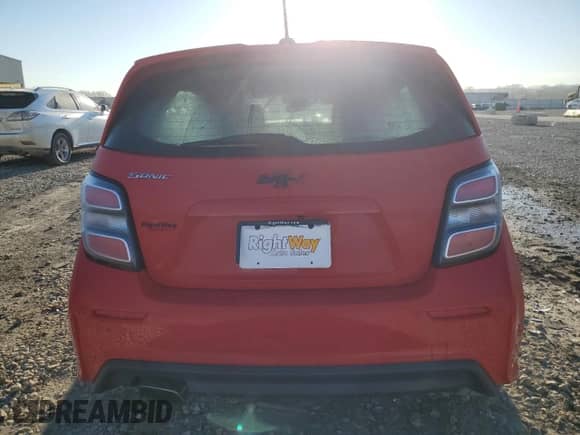 2020 Chevrolet Sonic LT with VIN 1G1JG6SB5L4128239, listed as a Copart auction lot 49753624 with Not provided miles and Salvage title. Bid and sale history available at DreamBid. Image 6.