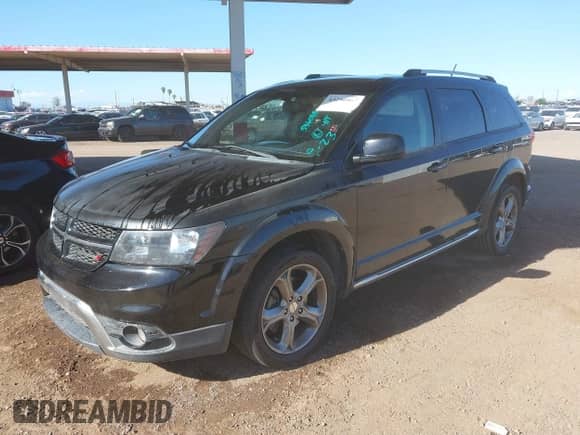 2017 Dodge Journey Crossroad Plus with VIN 3C4PDCGG3HT536088, listed as a IAAI auction lot 43296067 with 106,071 mi miles and . Bid and sale history available at DreamBid. Image 2.