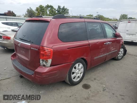 2007 Hyundai Entourage GLS with VIN KNDMC233076017141, listed as a Copart auction lot 72407684 with 204,351 mi miles and Salvage title. Bid and sale history available at DreamBid. Image 3.