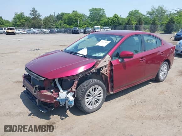 2017 Subaru Impreza Premium with VIN 4S3GKAD65H3629082, listed as a IAAI auction lot 42427417 with 65,609 mi miles and . Bid and sale history available at DreamBid. Image 2.