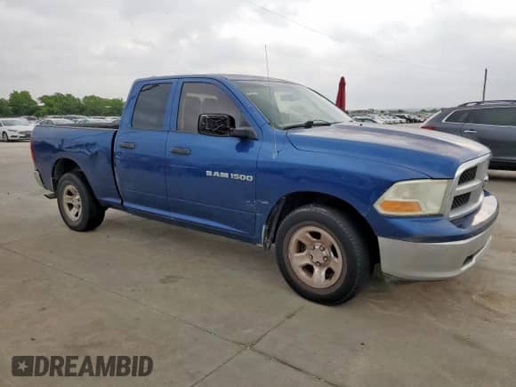 2011 Ram 1500 ST with VIN 1D7RB1GK9BS635956, listed as a Copart auction lot 57654705 with 232,097 mi miles and Clean title. Bid and sale history available at DreamBid. Image 4.