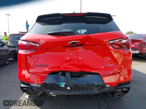 2022 Chevrolet Blazer RS с VIN 3GNKBERS5NS186565, выставлен на аукционе IAAI как лот 41454682 с пробегом 45 235 миль миль и . История ставок и продаж доступна на DreamBid. Изображение 6.