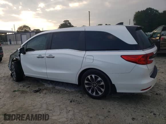 2023 Honda Odyssey EX-L с VIN 5FNRL6H62PB066202, выставлен на аукционе Copart как лот 80551535 с пробегом 34 208 миль миль и Списание • Salvage title. История ставок и продаж доступна на DreamBid. Изображение 2.