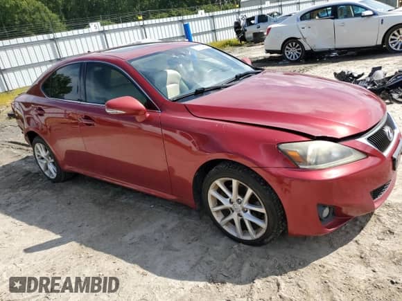 2013 Lexus IS 250 z VIN JTHCF5C26D5063312, wystawiony jako Copart lot #71715465 z przebiegiem 154 648 mil mil oraz Czysty tytuł • Clean title. Historia ofert i sprzedaży dostępna na DreamBid. Obrazek 4.