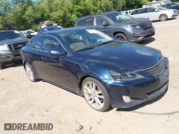 2006 Lexus IS 350 с VIN JTHBE262662001096, выставлен на аукционе IAAI как лот 43025064 с пробегом 217 337 миль миль и . История ставок и продаж доступна на DreamBid. Изображение 1.