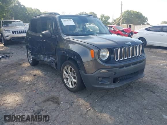 2018 Jeep Renegade Latitude with VIN ZACCJABB7JPJ62571, listed as a IAAI auction lot 42646379 with 152,846 mi miles and . Bid and sale history available at DreamBid. Image 1.